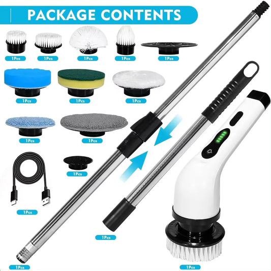 Extendable Cordless Cleaning Brush