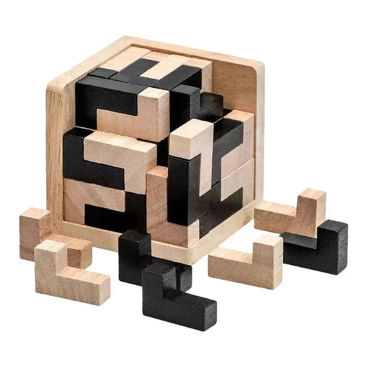 3D Cube Puzzle Luban Interlocking